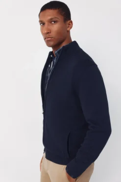 Cortefiel C&aacute;rdigan algod&oacute;n cremallera b&aacute;sico^Hombre Jerséis Y Cárdigans