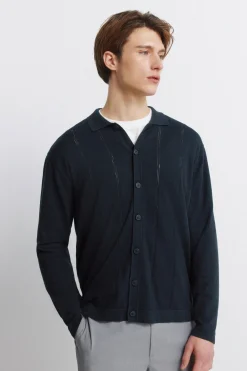 Springfield Cárdigan botones cuello polo^Hombre Jerséis Y Cárdigans