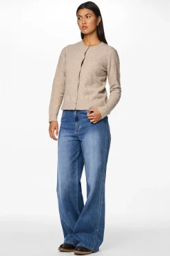 Pieces C&aacute;rdigan botones cuello redondo^Mujer Jerséis Y Cárdigans|Basic Bar