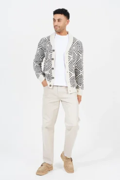 Brave Soul C&aacute;rdigan cierre de botones^Hombre Jerséis Y Cárdigans