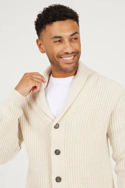 Brave Soul C&aacute;rdigan cierre de botones^Hombre Cazadoras|Jerséis Y Cárdigans