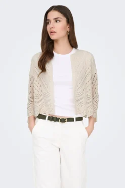 JDY C&aacute;rdigan corto crochet^Mujer Jerséis Y Cárdigans