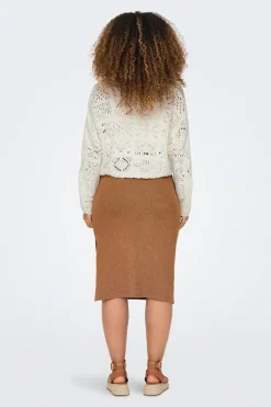 Only C&aacute;rdigan corto de crochet troquelado^Mujer Jerséis Y Cárdigans