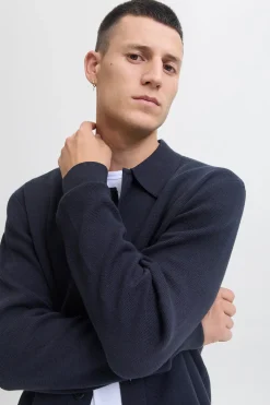 Jack & Jones C&aacute;rdigan cuello polo^Hombre Jerséis Y Cárdigans