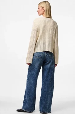 Pieces C&aacute;rdigan de algod&oacute;n^Mujer Jerséis Y Cárdigans