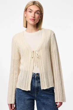 Pieces C&aacute;rdigan de algod&oacute;n^Mujer Jerséis Y Cárdigans