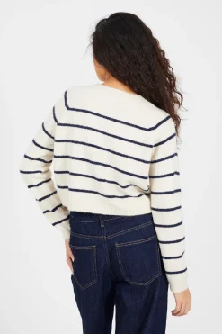 Brave Soul C&aacute;rdigan de punto a rayas^Mujer Jerséis Y Cárdigans