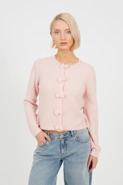 Brave Soul C&aacute;rdigan de punto con lazos^Mujer Jerséis Y Cárdigans