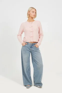 Brave Soul C&aacute;rdigan de punto con lazos^Mujer Jerséis Y Cárdigans