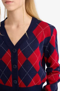 DeFacto C&aacute;rdigan de rombos^Mujer Jerséis Y Cárdigans