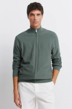 Springfield Cárdigan liso estructura^Hombre Jerséis Y Cárdigans