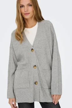 Only C&aacute;rdigan midi con bolsillos^Mujer Jerséis Y Cárdigans