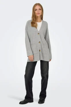 Only C&aacute;rdigan midi con bolsillos^Mujer Jerséis Y Cárdigans