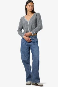 Noisy May c&aacute;rdigan pico abotonado^Mujer Jerséis Y Cárdigans