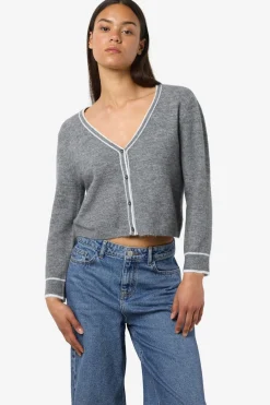 Noisy May c&aacute;rdigan pico abotonado^Mujer Jerséis Y Cárdigans