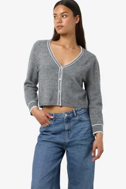 Noisy May c&aacute;rdigan pico abotonado^Mujer Jerséis Y Cárdigans