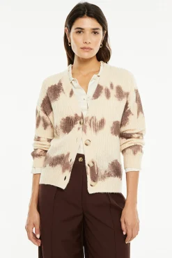 System Action C&aacute;rdigan punto estampado^Mujer Jerséis Y Cárdigans