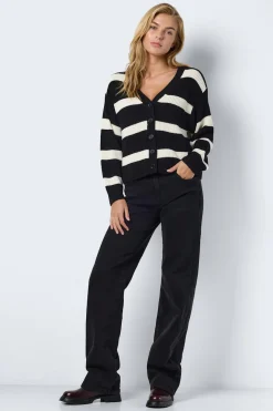 Noisy May c&aacute;rdigan rayas cuello pico^Mujer Jerséis Y Cárdigans