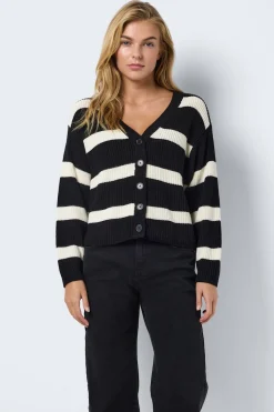 Noisy May c&aacute;rdigan rayas cuello pico^Mujer Jerséis Y Cárdigans