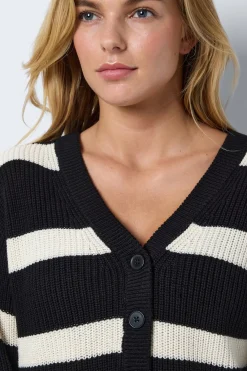 Noisy May c&aacute;rdigan rayas cuello pico^Mujer Jerséis Y Cárdigans