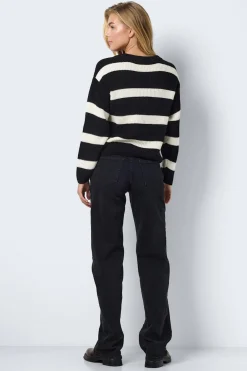 Noisy May c&aacute;rdigan rayas cuello pico^Mujer Jerséis Y Cárdigans