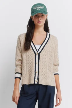 Springfield Cárdigan trenzado^Mujer Jerséis Y Cárdigans