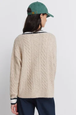 Springfield C&aacute;rdigan trenzado^Mujer Jerséis Y Cárdigans