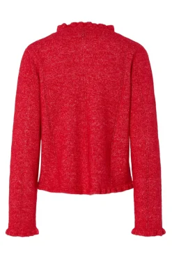 Pieces C&aacute;rdigan volantes manga y cuello^Mujer Jerséis Y Cárdigans|Basic Bar