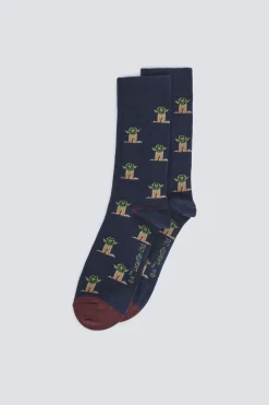 Springfield Calcet&iacute;n alto yoda^Hombre Calcetines