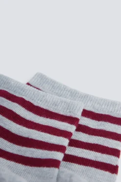 Springfield Calcet&iacute;n corto rayas negras^Mujer Calcetines