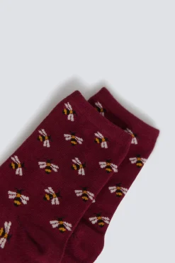 Springfield Calcet&iacute;n largo abejas^Mujer Calcetines