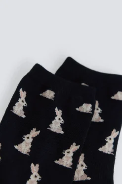 Springfield Calcet&iacute;n largo conejitos^Mujer Calcetines