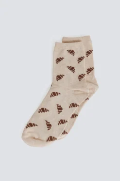 Springfield Calcetín largo cruasanes^Mujer Calcetines