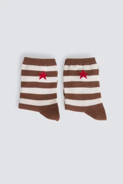 Springfield Calcet&iacute;n largo de rayas estrella^Mujer Calcetines