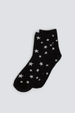 Springfield Calcetín largo estrellas^Mujer Calcetines