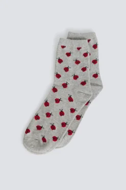 Springfield Calcet&iacute;n largo mariquitas^Mujer Calcetines