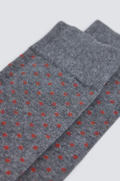 Springfield Calcet&iacute;n largo micro lunares^Hombre Calcetines