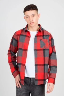 Brave Soul Camisa a cuadros^Hombre Camisas