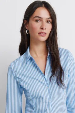 Springfield Camisa algod&oacute;n entallada^Mujer Camisas Y Blusas