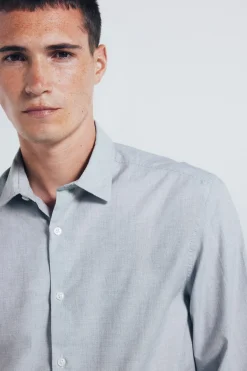 Springfield Camisa algod&oacute;n fil a fil^Hombre Camisas