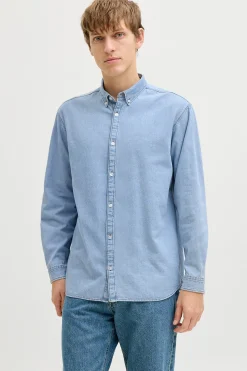 JJ REBEL Camisa algod&oacute;n manga larga relaxed^Hombre Camisas