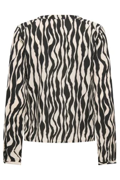 Only Camisa animal print manga larga^Mujer Camisas Y Blusas