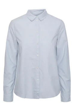 Pieces Camisa b&aacute;sica de algod&oacute;n^Mujer Camisas Y Blusas