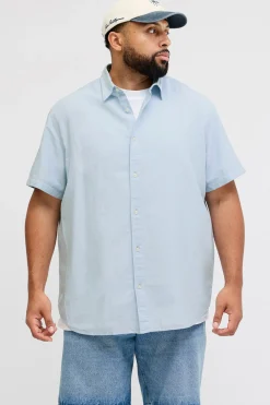 Jack & Jones PLUS Camisa b&aacute;sica manga corta^Hombre Camisas