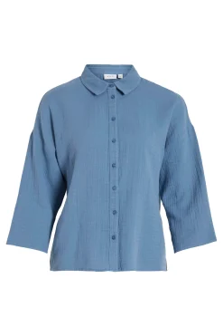 Vila Camisa con manga 3/4^Mujer Camisas Y Blusas