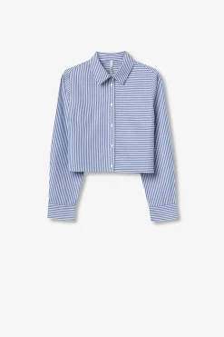 Tiffosi Young Camisa Cropped a rayas^Mujer Camisas Y Blusas|Ropa