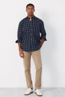 Cortefiel Camisa cuadros denim^Hombre Camisas