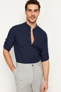 Trendyol Camisa cuello mao^Hombre Camisas