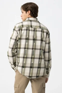 Tiffosi Camisa de Algod&oacute;n a Cuadros^Hombre Camisas