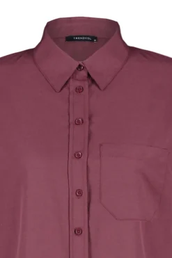 Trendyol Camisa de algod&oacute;n oversize^Mujer Camisas Y Blusas